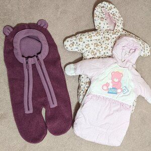 L.L. Bean Infant Baby Bunting Bear Winter Wear and Get 2 More for FREE